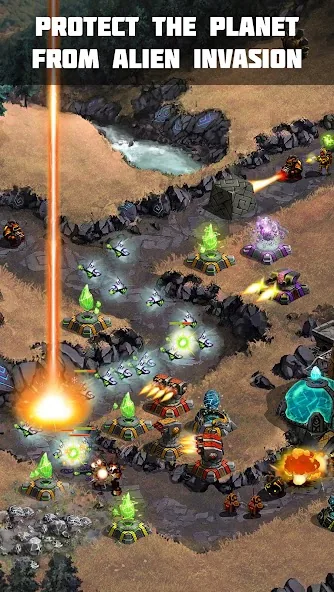 Ancient Planet Tower Defense gameplay