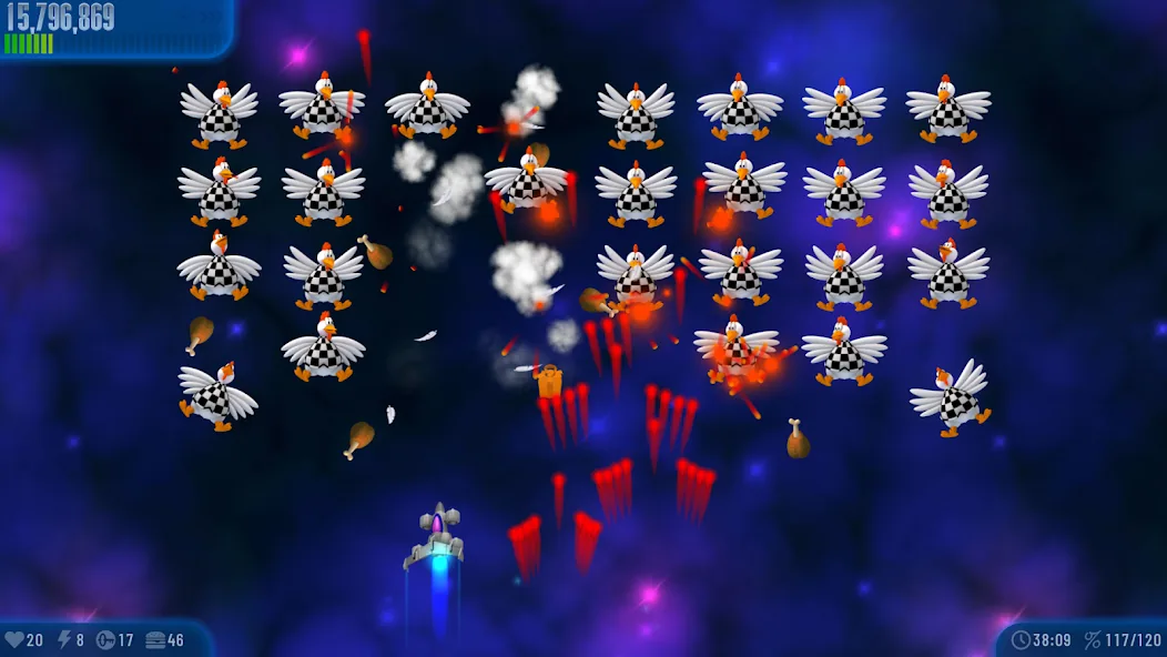 Chicken Invaders 3 official gameplay screenshot 2