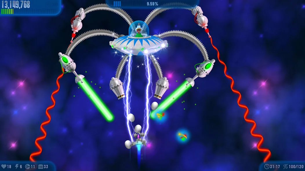 Chicken Invaders 3 official gameplay screenshot 3