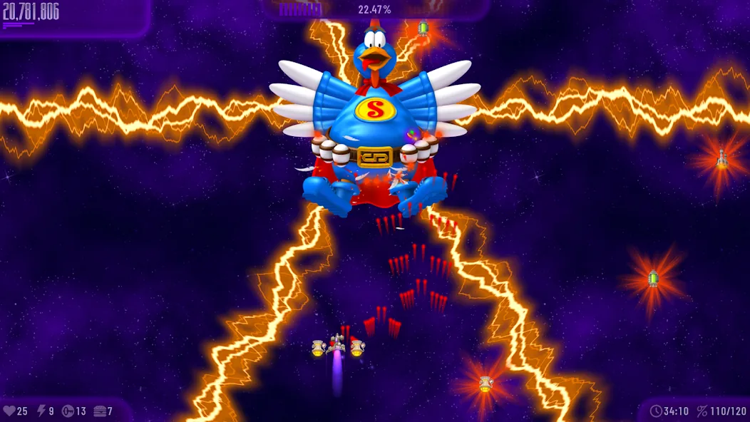 Chicken Invaders 4 gameplay