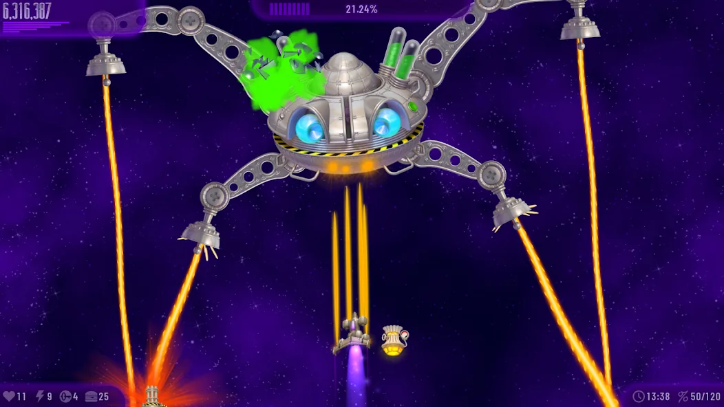 Chicken Invaders 4 official gameplay screenshot 3