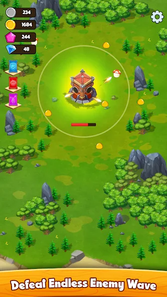 Epic Tower — Idle Defense TD gameplay