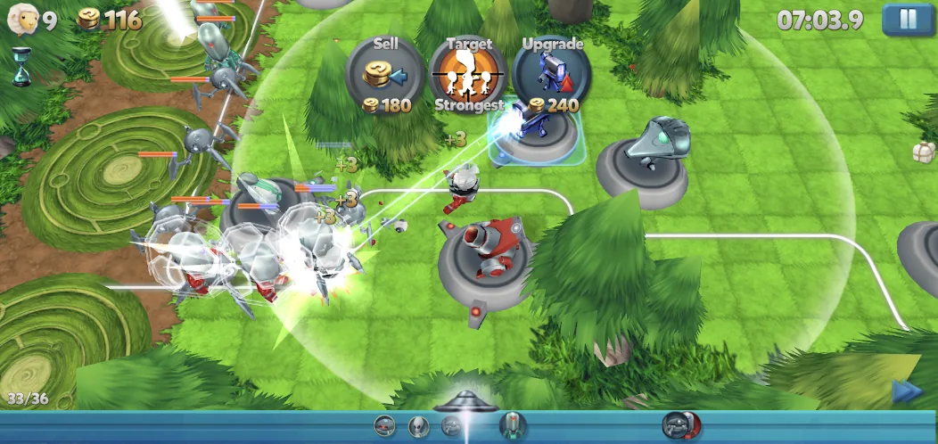 Tower Madness 2 Tower Defense gameplay
